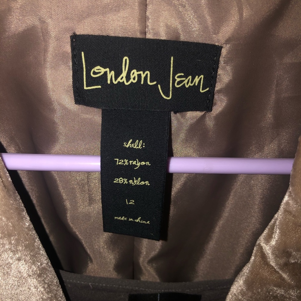 London Jean blazer plus shirt